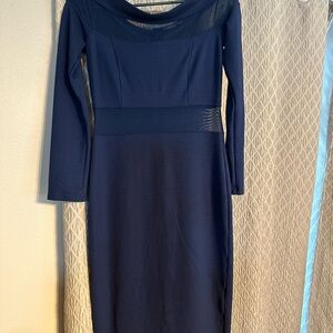 Love By Design Midnight Blue Long Sleeve Dress